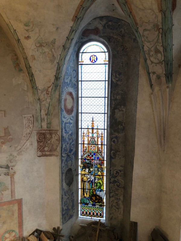 Polychromies in the Church of the Bernardine Fathers of St Francis and St Bernard, Vilnius, 2019