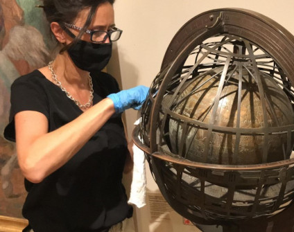 Globus Jagielloński z Muzeum Polskiego w Chicago, prace konserwatorskie