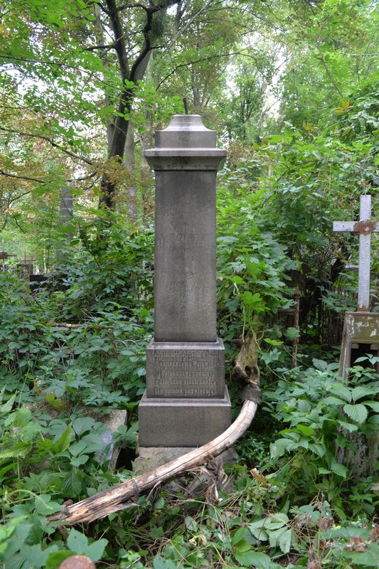 Nagrobek Anastazego Bielackiego, cmentarz Bajkowa w Kijowie, stan z 2021.