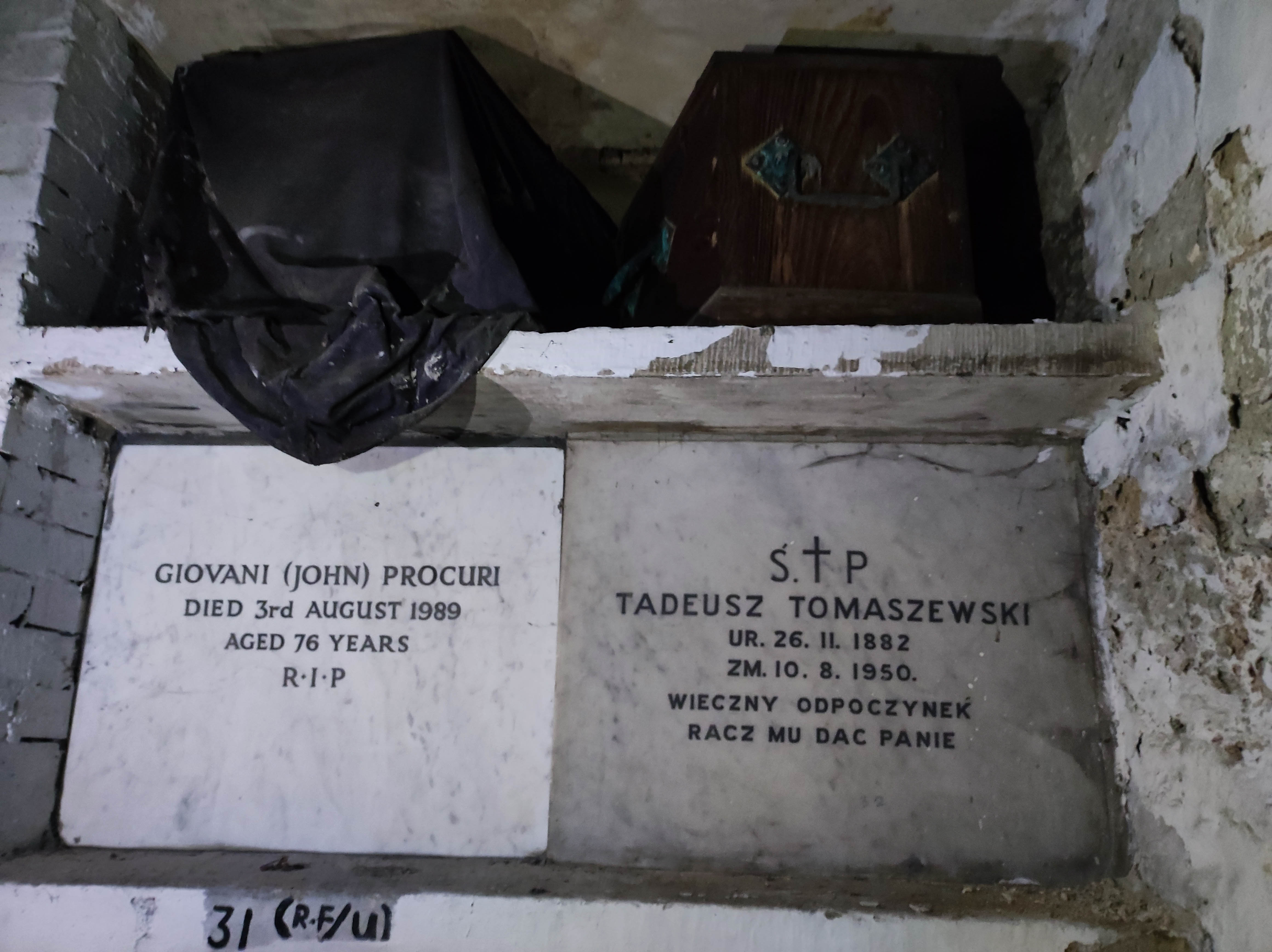 Burial of Tadeusz Tomaszewski