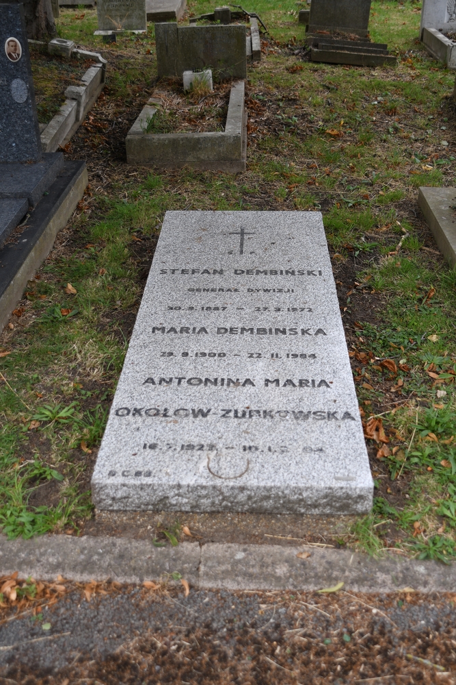 Tombstone of Maria and Stefan Dembiński and Antonina Okorna-Zubakowska, London