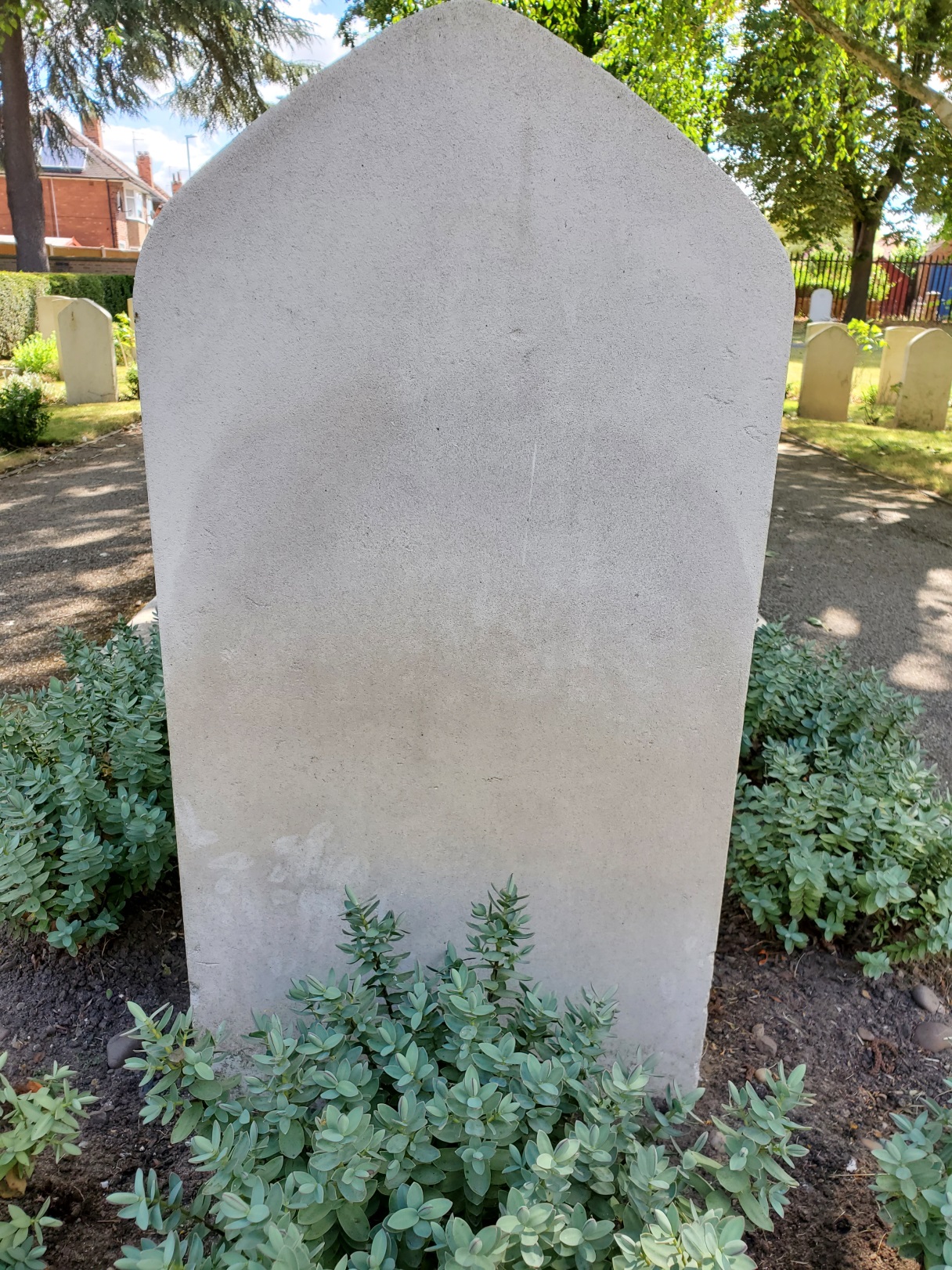 Nagrobek Augusta Zaleskiego, cmentarz Lotników Polskich w Newark-upon-Trent