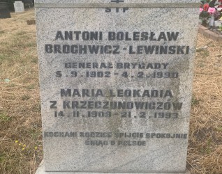 Nagrobek Antoniego Brochwicza-Lewińskiego