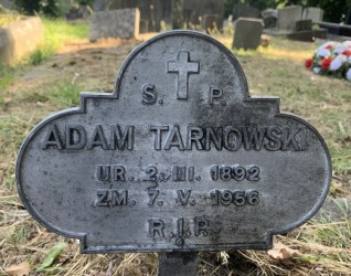 Nagrobek Adama Tarnowskiego, cmentarz Beckenham