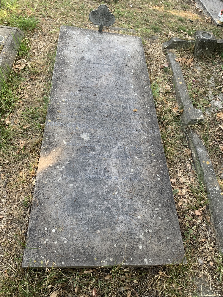 Tombstone of Adam Tarnowski, Beckenham Cemetery