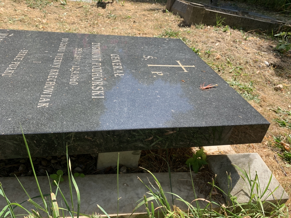 Felicjan Sławoj-Składkowski, cmentarz Brompton