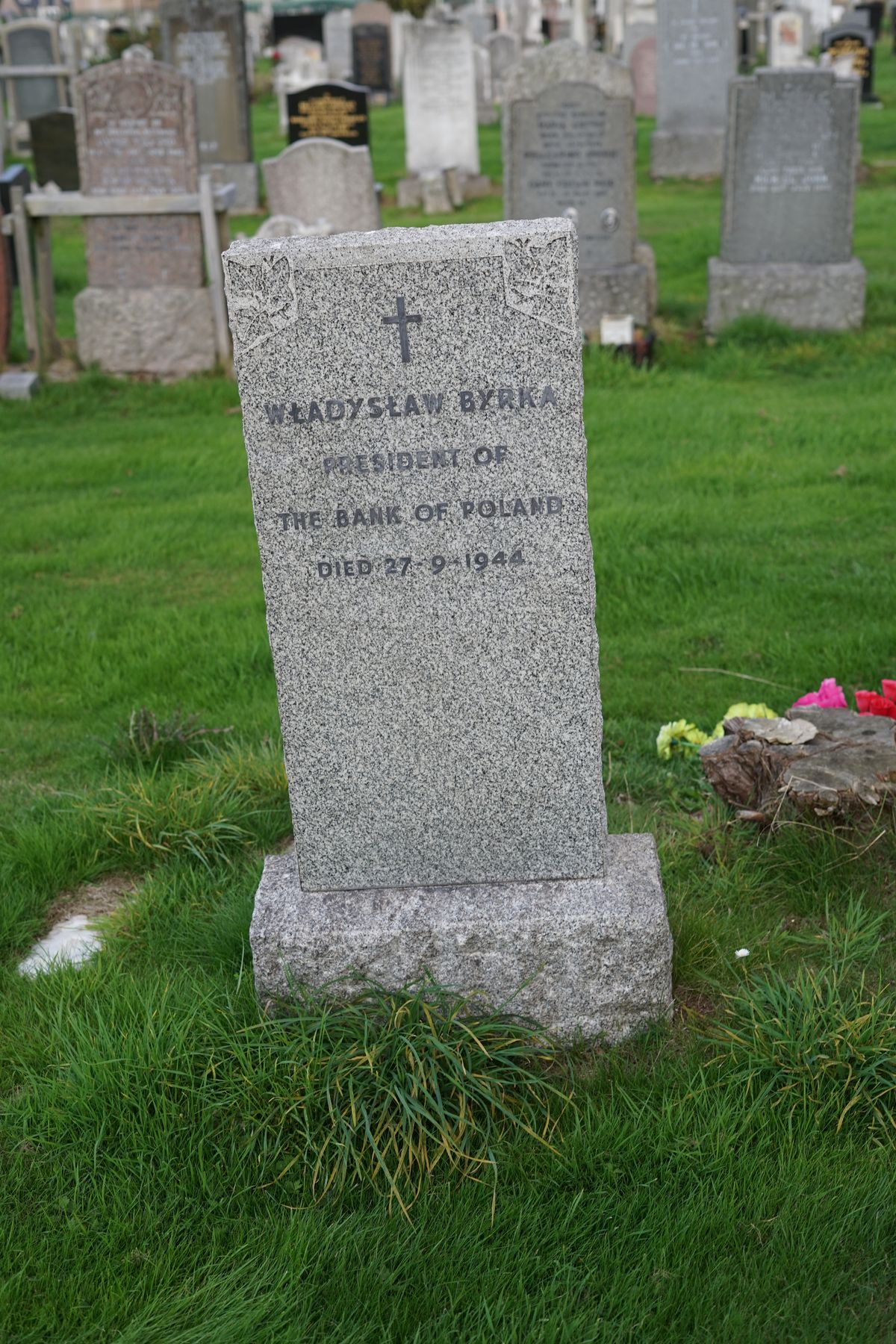 Tombstone of Władysław Byrka