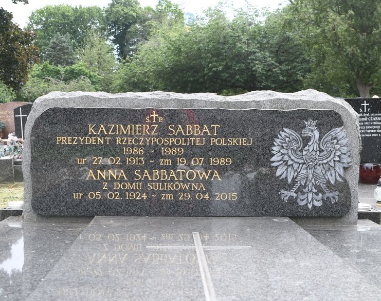 Tombstone of Kazimierz Sabbat in London