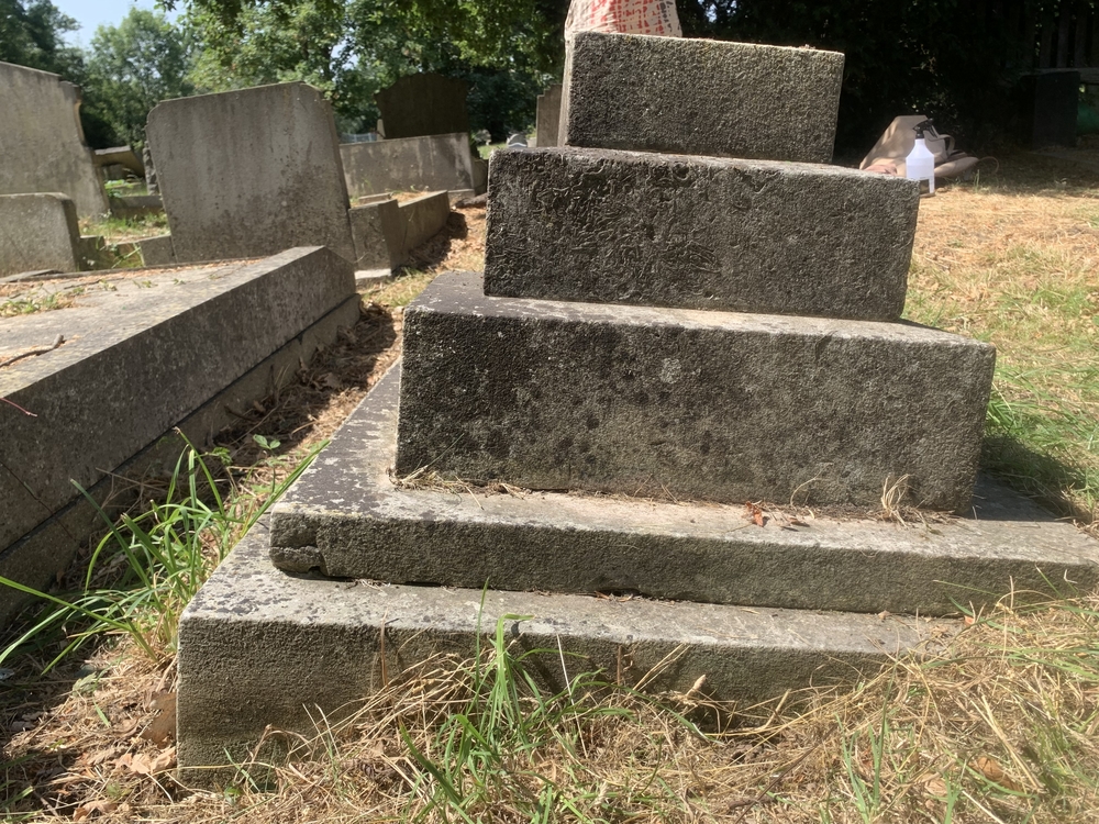 Tombstone of Anna and Karol Niezabytowski, Beckenham Cemetery, London