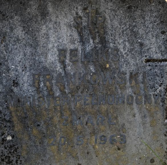 Tombstone of Jadwiga Frankowska and Feliks Frankowski