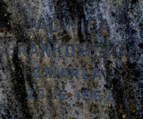 Tombstone of Jadwiga Frankowska and Feliks Frankowski