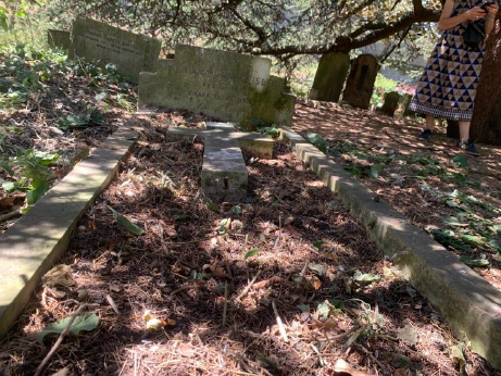 Tombstone of Bohdan Geisler, Brompton Cemetery, London