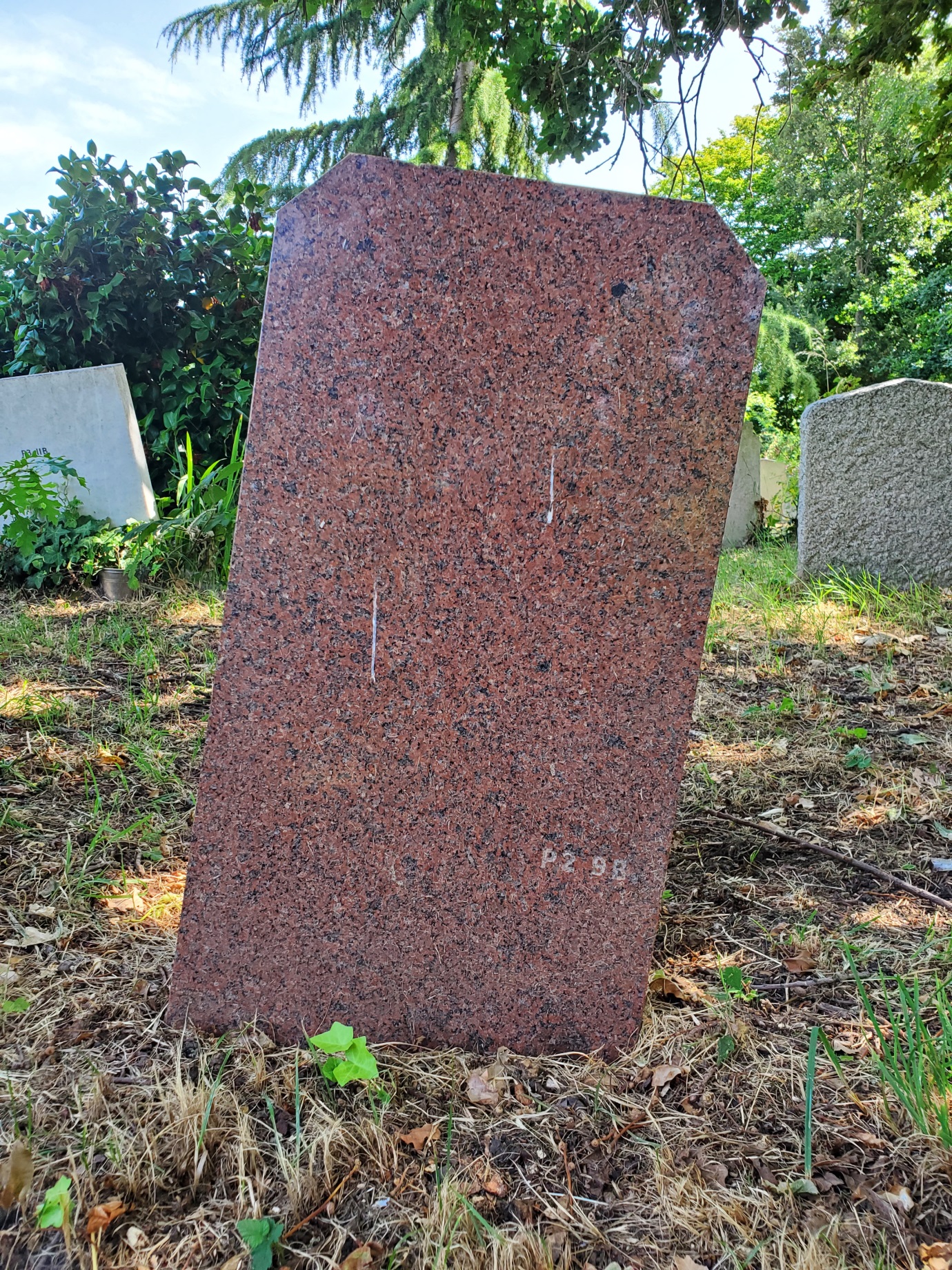 Tombstone of Adam Pragier and Stefania Zahorska