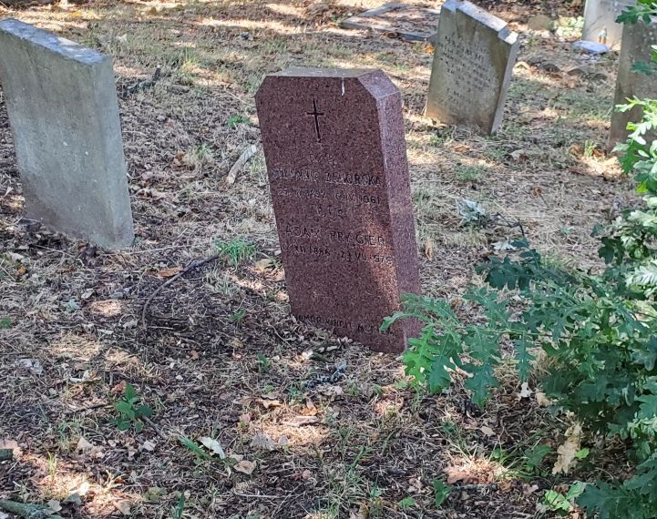 Tombstone of Adam Pragier and Stefania Zahorska Hampstead Cemetery, London