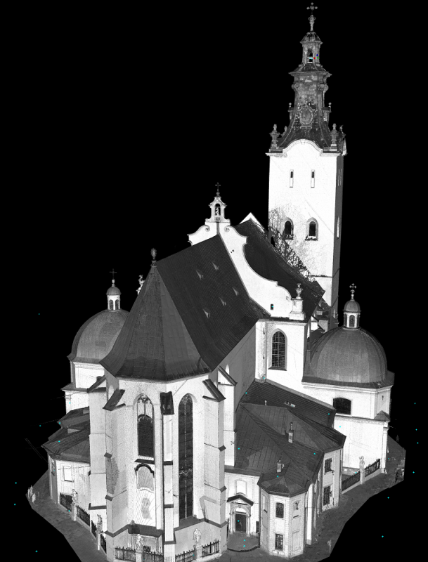 Archcathedral Basilica of the Assumption of the Blessed Virgin Mary - laser scanning