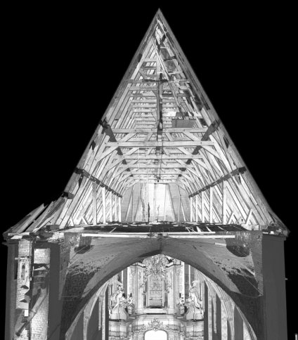 Bazylika archikatedralna Wniebowzięcia NMP ‒ skanowanie laserowe