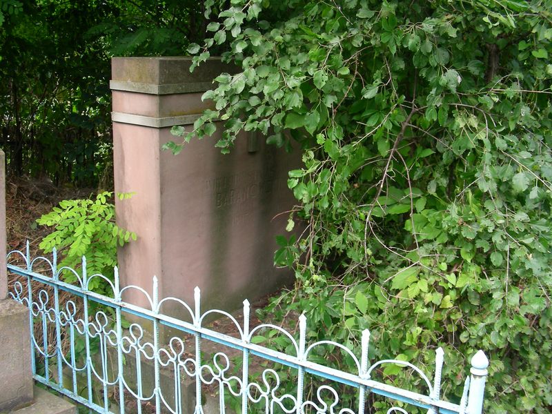 Tombstone of Wiktor Baranowski, Trembowla cemetery, sector 5