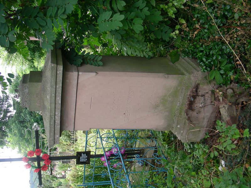 Tombstone of Jozef Sierakowski, Trembowla cemetery, sector 5