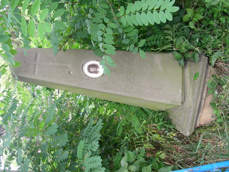 Tombstone of Adolf Fedorowicz, Trembowla cemetery, sector 5