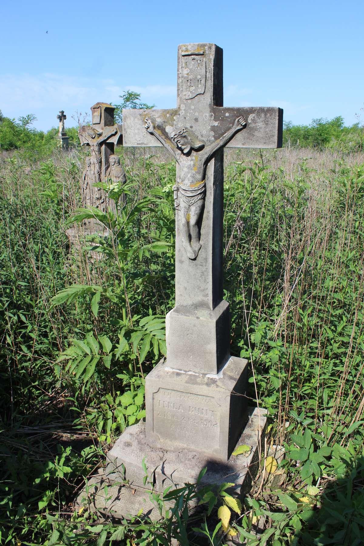 Tombstone of Tekla Bunt, Kozovka cemetery