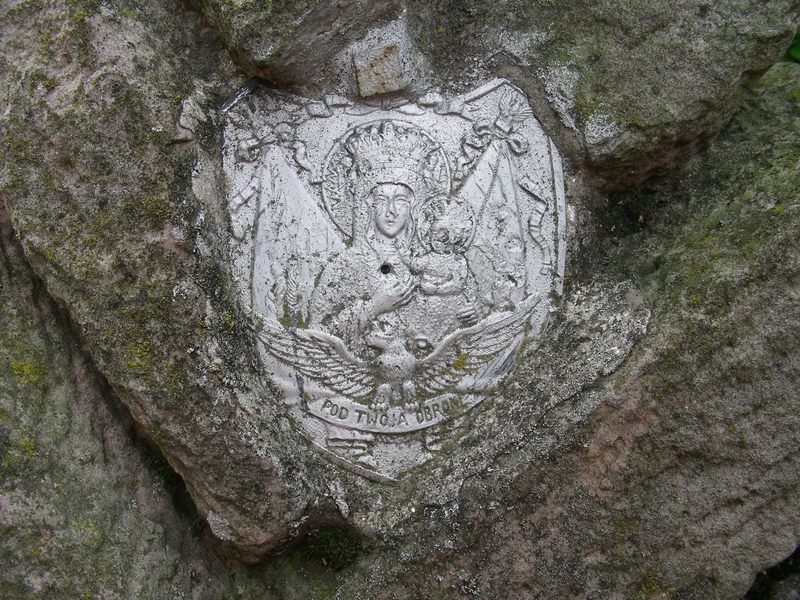 Tombstone of Aleksander Rajkiewicz, cemetery in Trembowla, sector 5