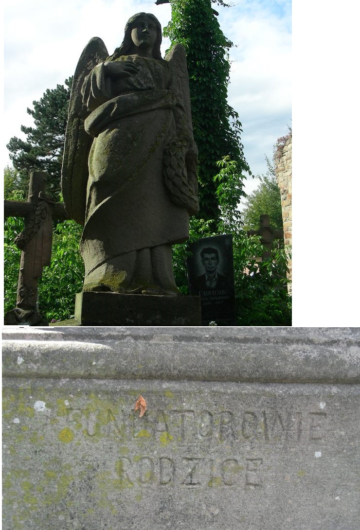 Tombstone of Julia Matkowska, Trembowla cemetery, sector 5