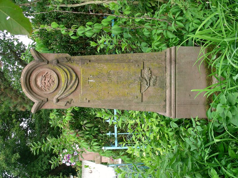 Tombstone of Kalus Czop, Trembowla cemetery, sector 5