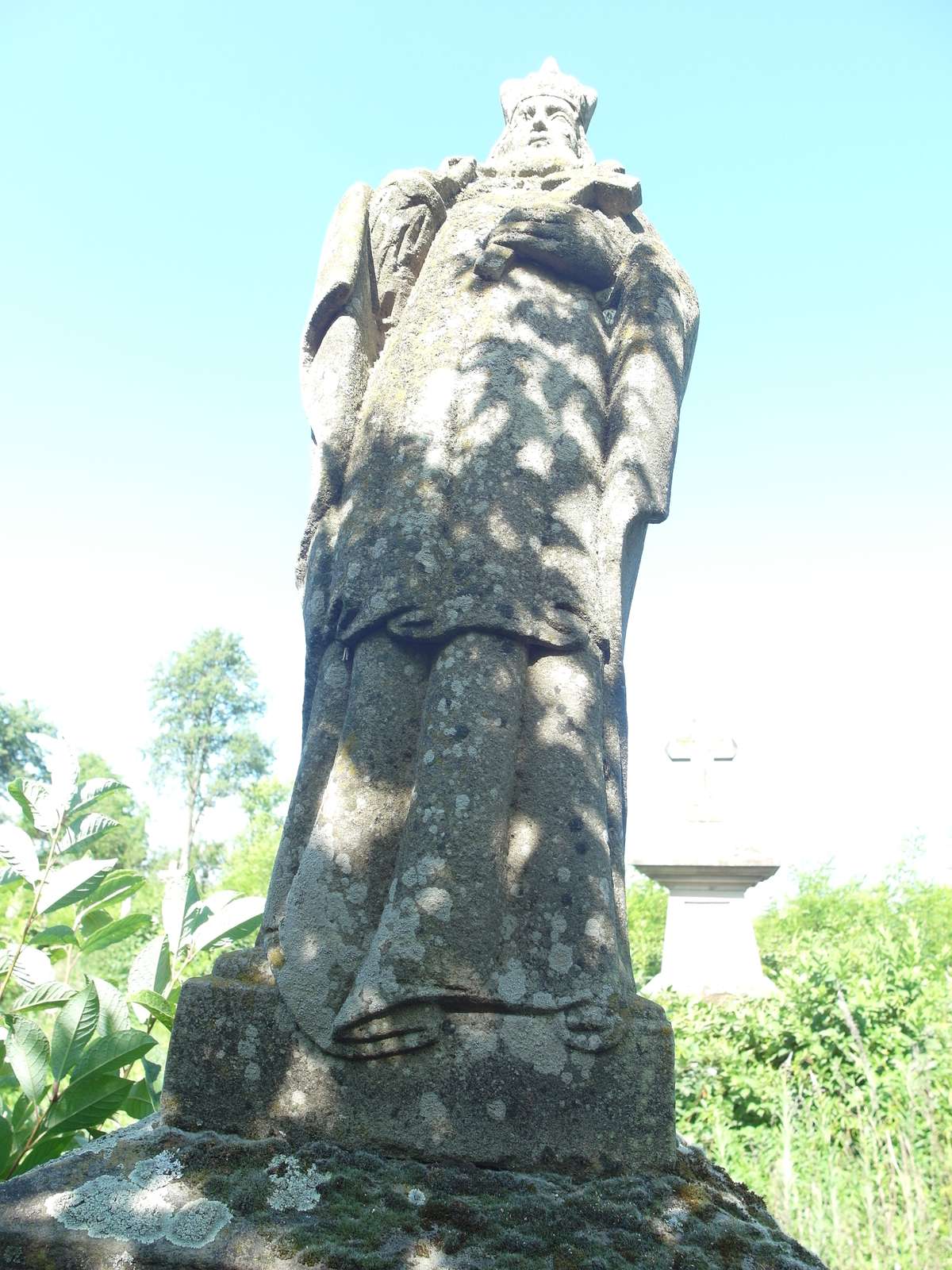 Statue from the gravestone of Jan Sopchyshyn, Kozovka cemetery