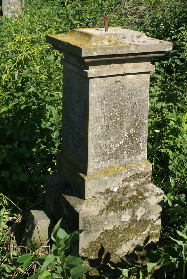 Gravestone of Szczepan Kucharski, Kozówka cemetery