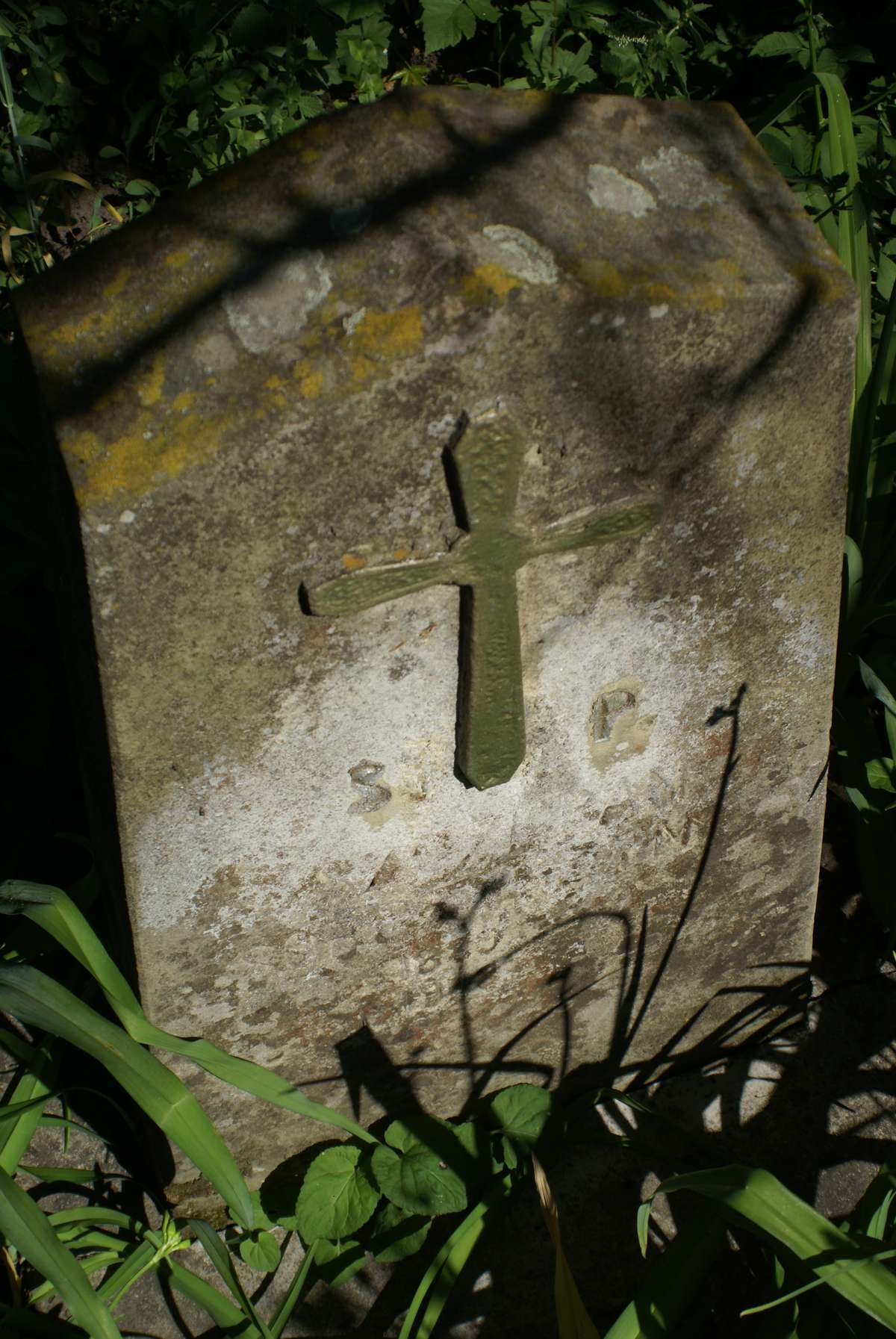 Inscription from the gravestone of Szczepan Sobczyszyn, Kozówka cemetery