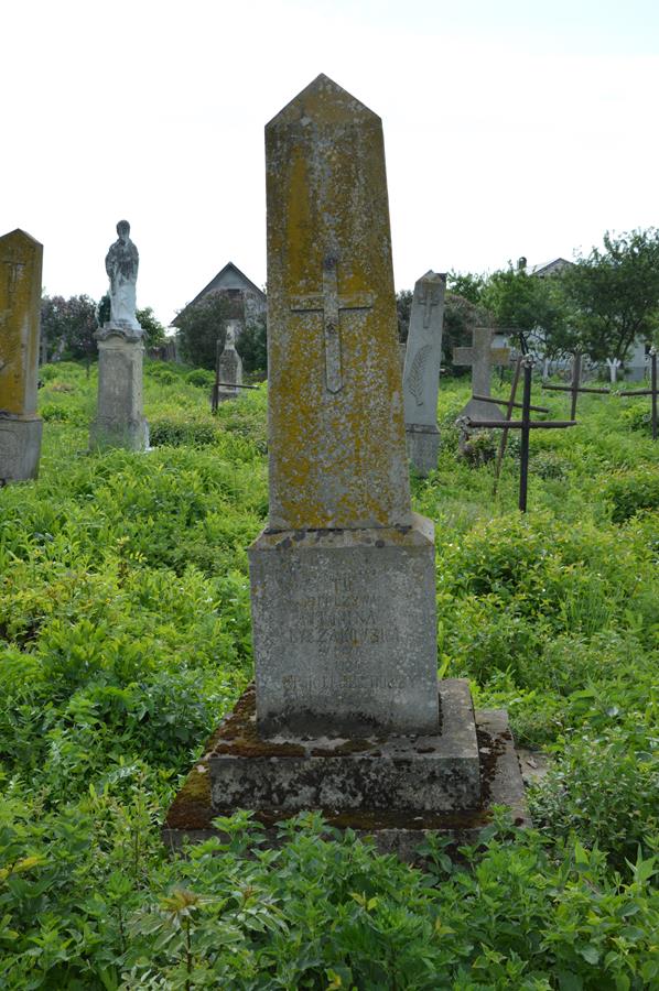 Tombstone of Antonina Lyczakowska, cemetery in Myszkowice