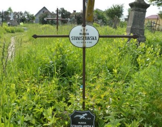 Nagrobek Marii Stanisławskiej, cmentarz w Myszkowicach