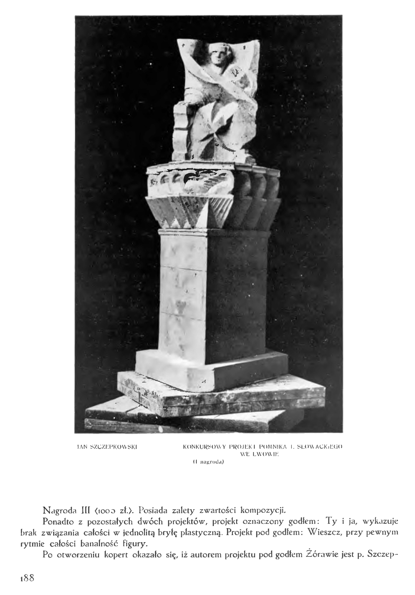 Photo showing Competition for the monument to Juliusz Słowacki in Lviv