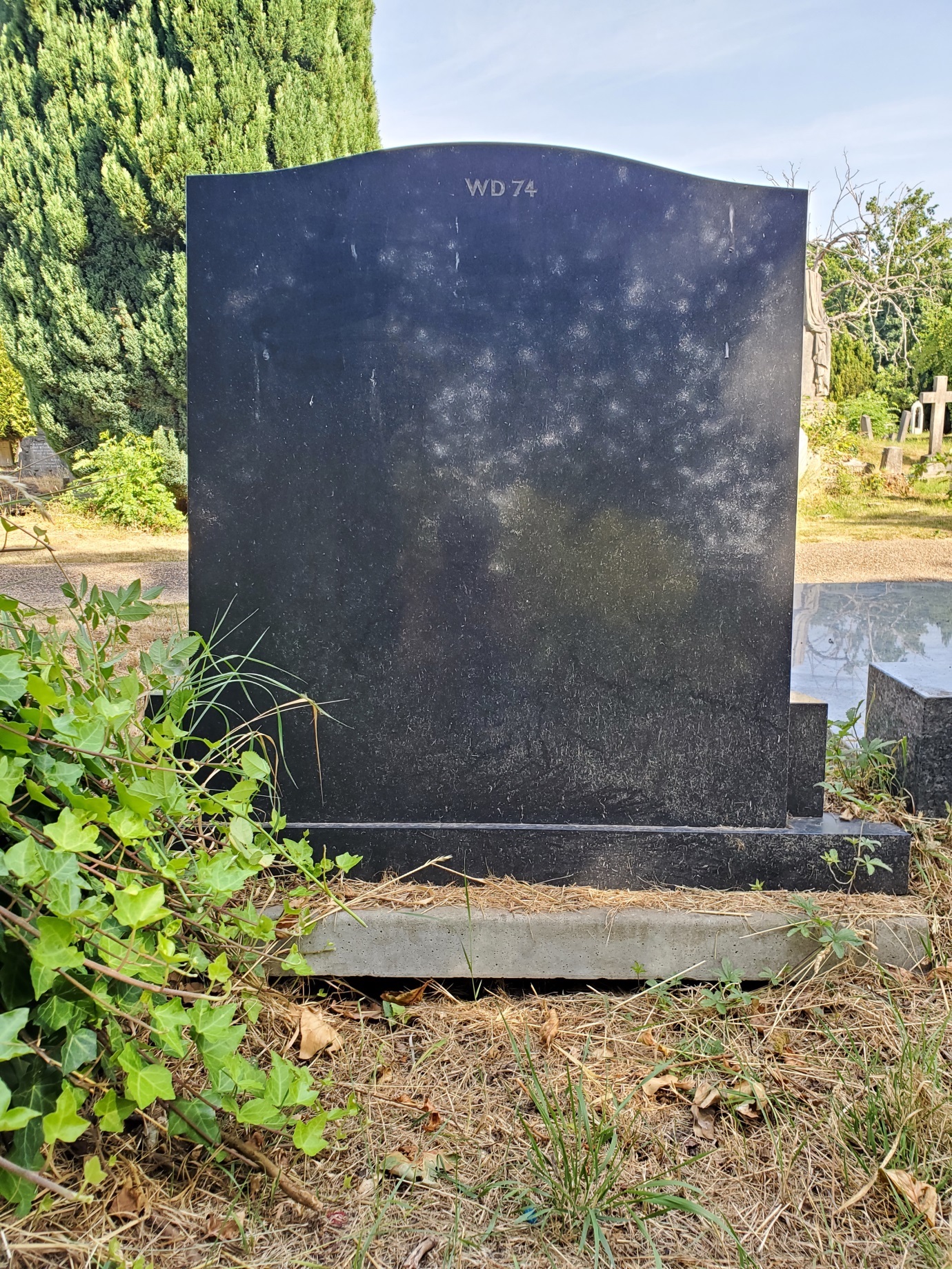 Tombstone of Tadeusz Machalski and Maria Machalski, Hampstead Cemetery, London