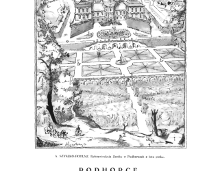 Projekt rekonstrukcji pałacu w Podhorcach A. Szyszko-Bochusza z ok. 1909/1910