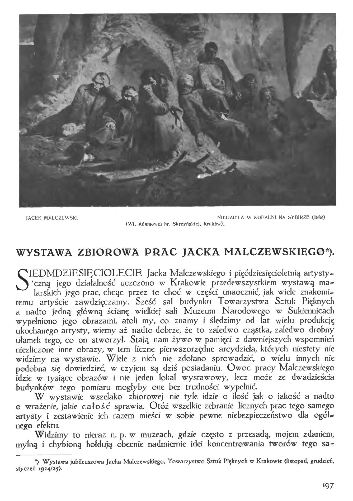 Photo montrant Collective exhibition of works by Jacek Malczewski