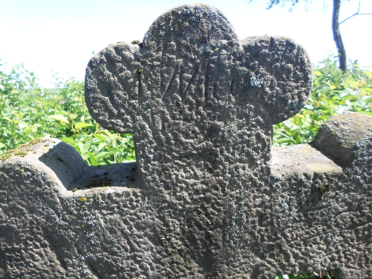 Inscription from the gravestone of Jan Skoczyk, Białoskórka cemetery, 2018