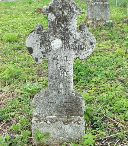 Nagrobek Franciszki Barylskiej, cmentarz w Stryjówce