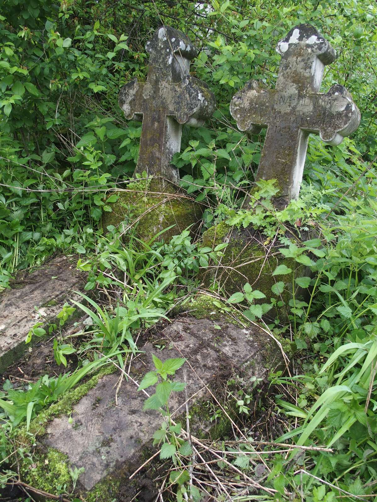 Tombstone of Paulina Olijowska, cemetery in Oprylovce