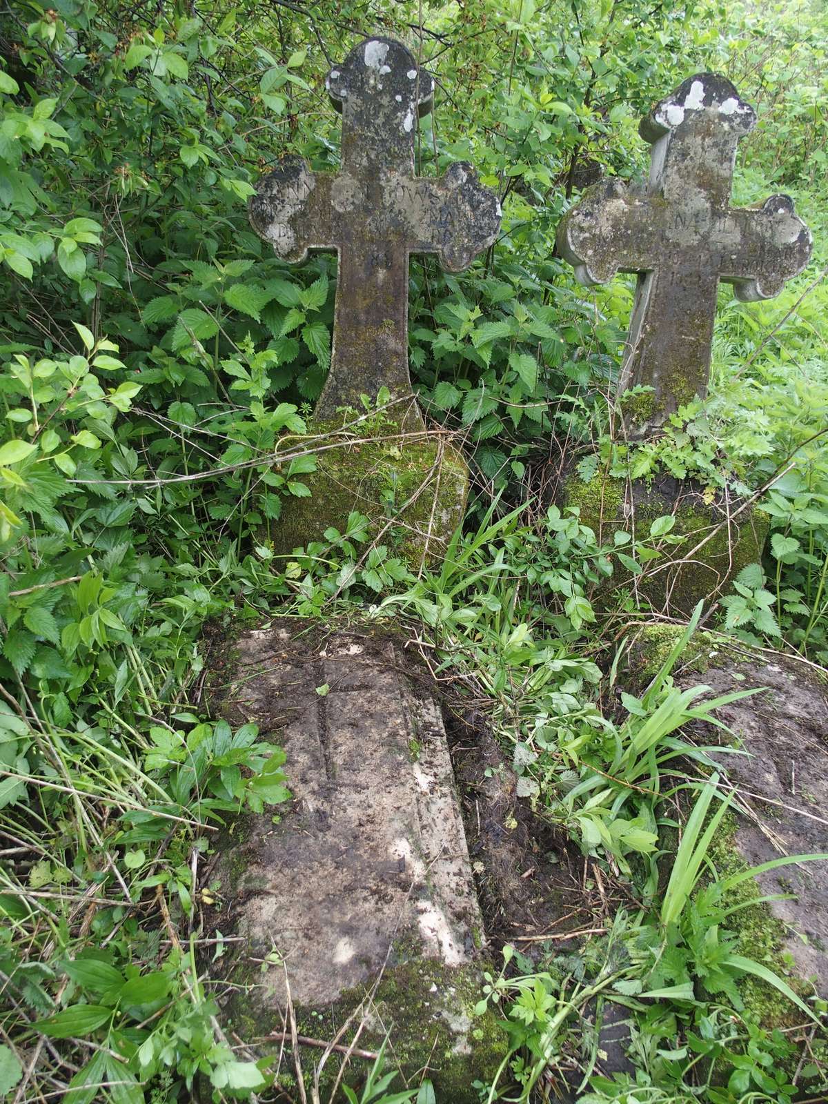 Tombstone of Anna Olijowska, cemetery in Oprylovce