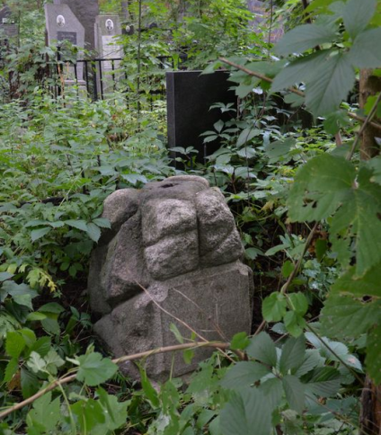 Nagrobek Sabiny i Stanisława Szymańskich, cmentarz Bajkowa w Kijowie, stan z 2021