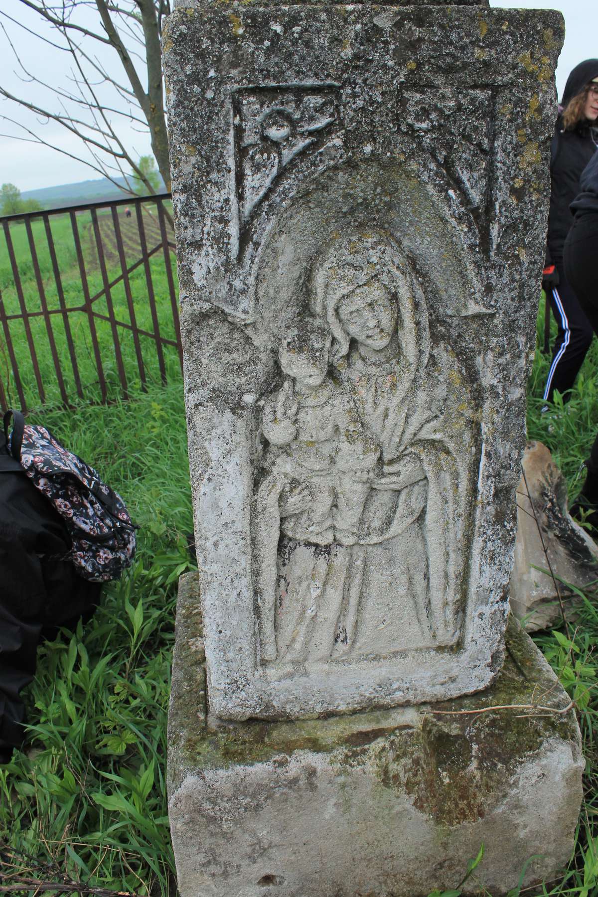 Tombstone of N.N., Nowinki cemetery, 2019