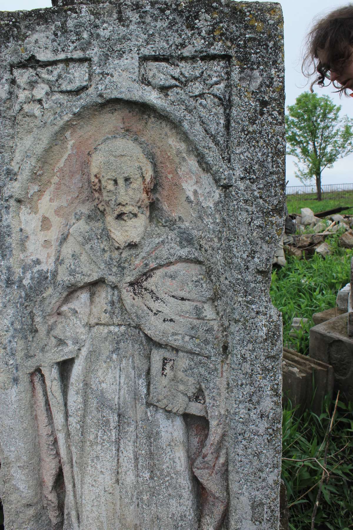 Tombstone of N.N., Nowinki cemetery, 2019