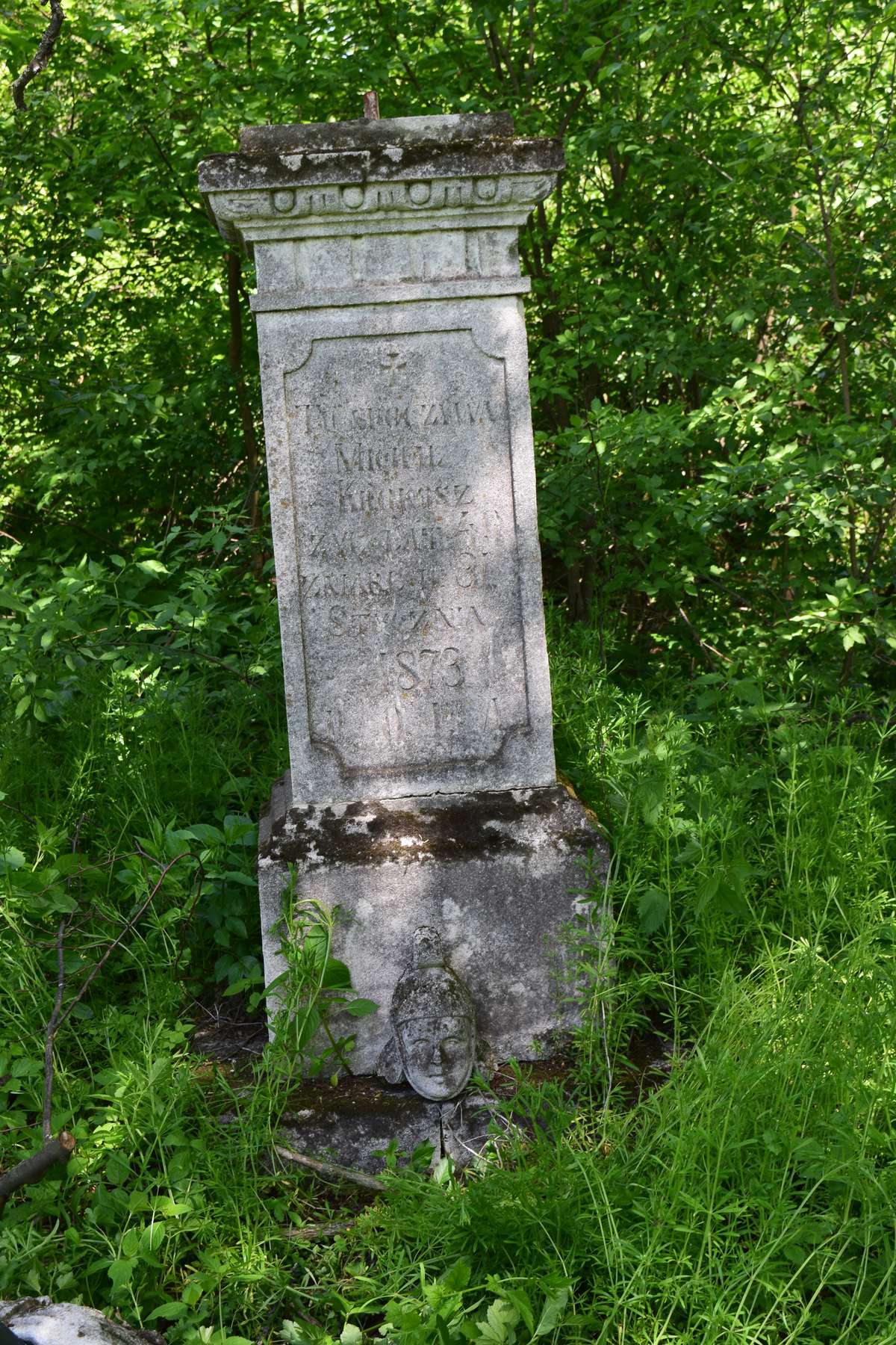 Tombstone of Michał Krokosz, Kozłowo cemetery