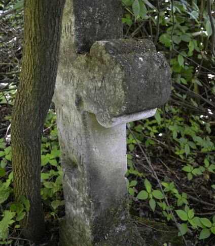 Nagrobek Julji Ajzto, cmentarz w Kozłowie