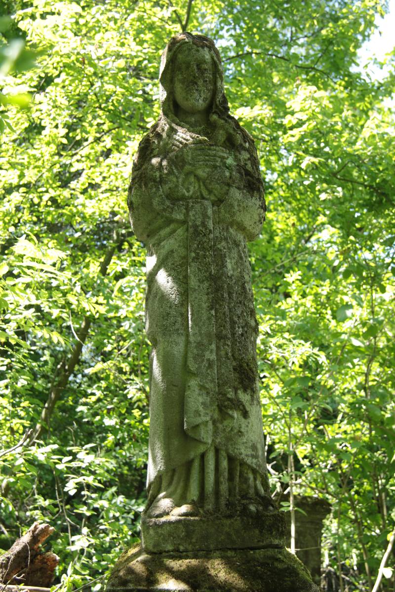 Statue from the tombstone of Tekla Falinska, Kozlowo cemetery