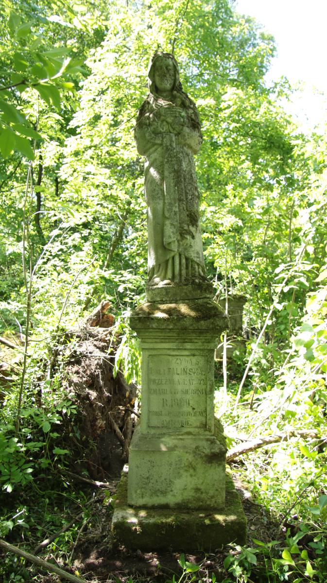 Tombstone of Tekla Falińska, Kozłowo cemetery