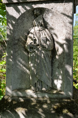 Statue from the gravestone of Stefan Maczeszyn, Kozlow cemetery