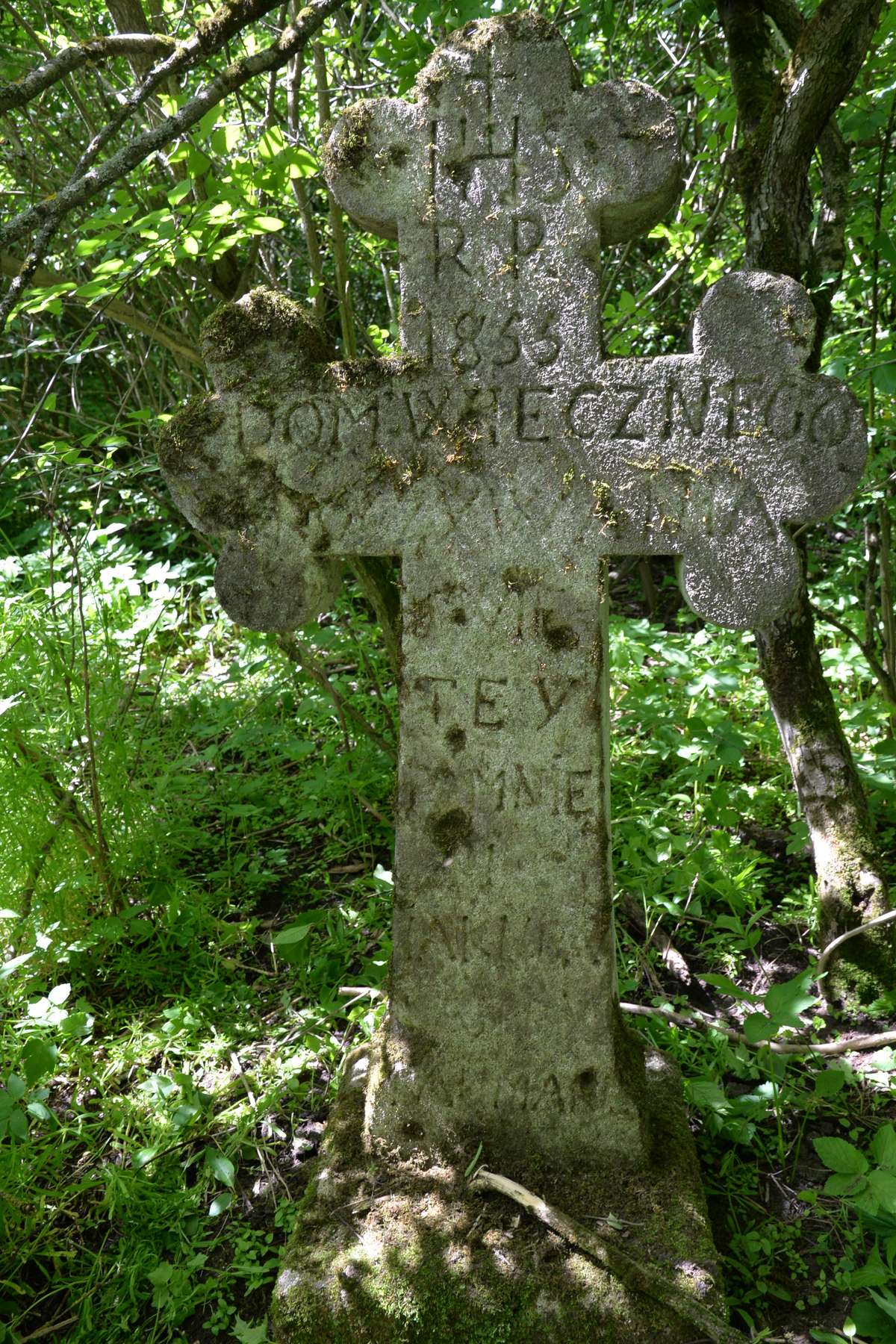 Tombstone of Jakub N.N., Kozłowo cemetery