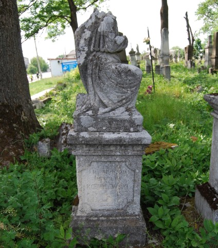 Nagrobek Justyna Kowalewskiego, cmentarz w Zbarażu, sektor 01a